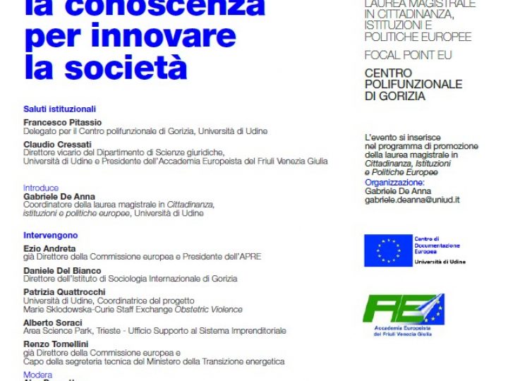 Il futuro dell’Unione europea e lo sviluppo del Friuli Venezia Giulia